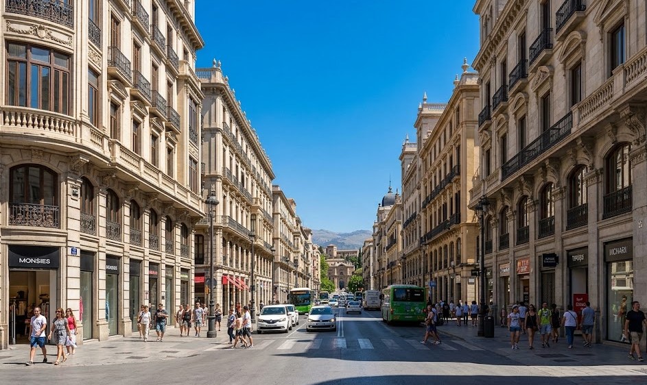 Casco histórico y centro de Granada